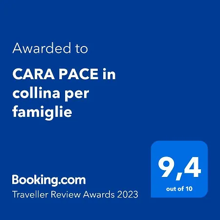 Bed & Breakfast Cara Pace In Collina Per Famiglie *